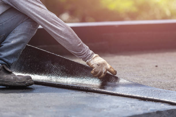 Professional Exterior Waterproofing technician working in Grandville, MI